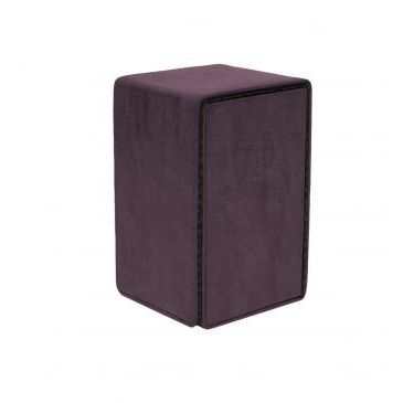 Image for Suede Collection Alcove Tower Deck Box - Amethyst - Deck Boxes