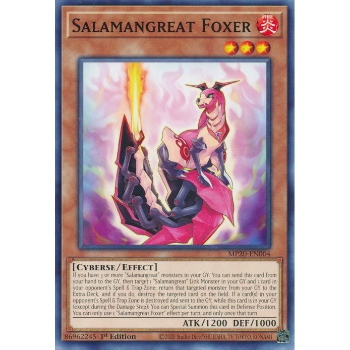 Image for Salamangreat Foxer (MP20-EN004) (MP20) - YuGiOh