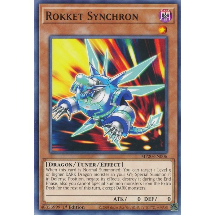 Image for Rokket Synchron (MP20-EN006) (MP20) - YuGiOh