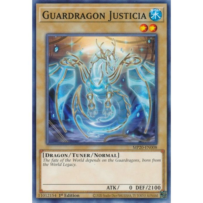 Image for Guardragon Justicia (MP20-EN008) (MP20) - YuGiOh