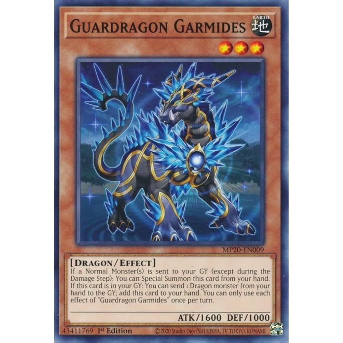 Image for Guardragon Garmides (MP20-EN009) (MP20) - YuGiOh