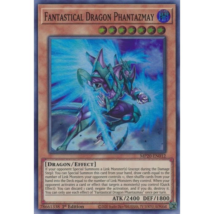 Image for Fantastical Dragon Phantazmay (MP20-EN012) (MP20) - YuGiOh