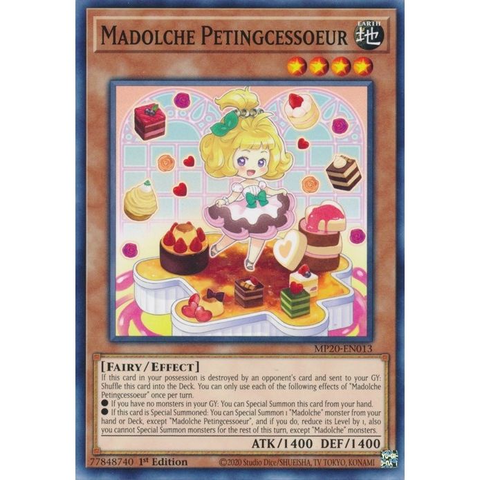 Image for Madolche Petingcessoeur (MP20-EN013) (MP20) - YuGiOh
