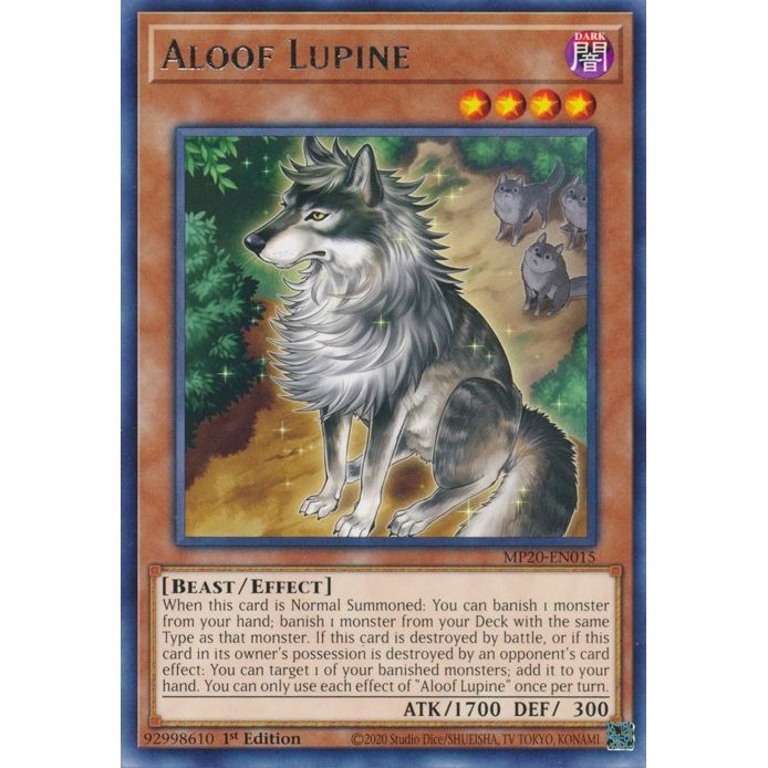 Image for Aloof Lupine (MP20-EN015) (MP20) - YuGiOh