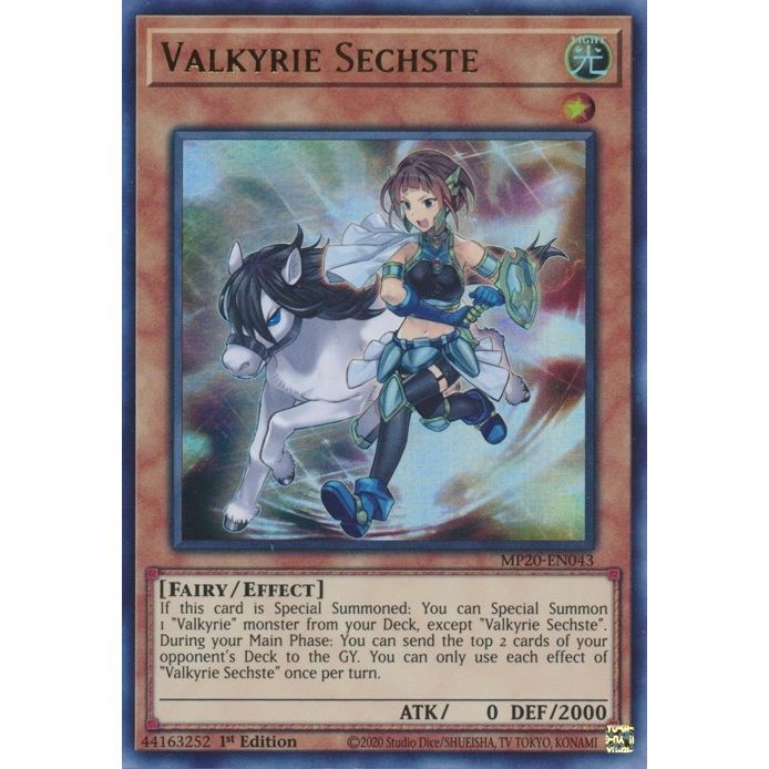 Image for Valkyrie Sechste (MP20-EN043) (MP20) - YuGiOh