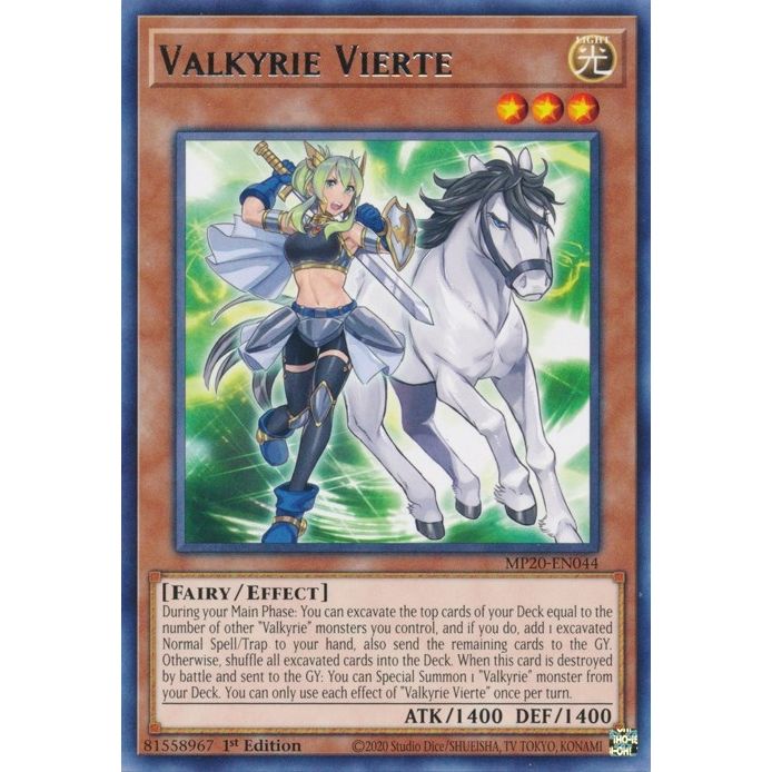 Image for Valkyrie Vierte (MP20-EN044) (MP20) - YuGiOh