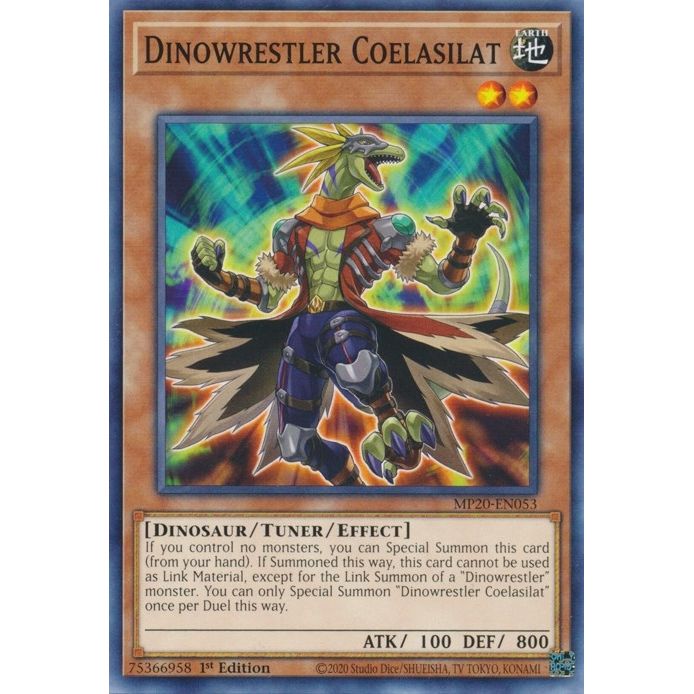 Image for Dinowrestler Coelasilat (MP20-EN053) (MP20) - YuGiOh