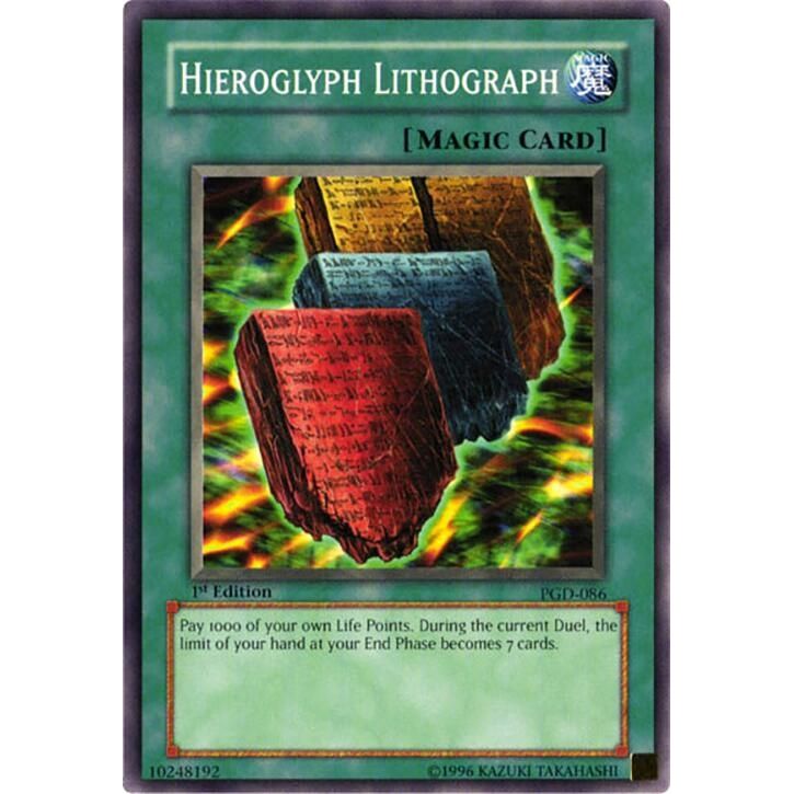 Image for Hieroglyph Lithograph (PGD-086) (PGD) - YuGiOh