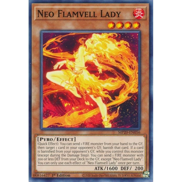 Image for Neo Flamvell Lady (MP20-EN056) (MP20) - YuGiOh