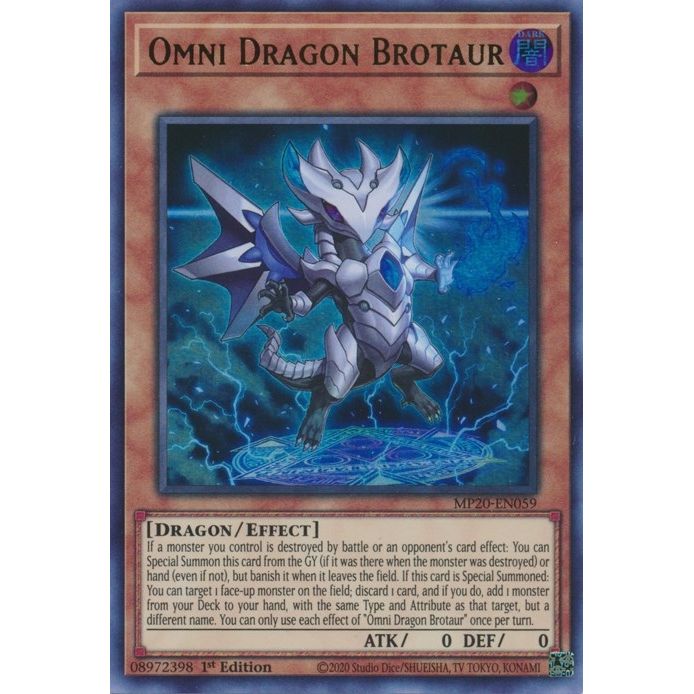 Image for Omni Dragon Brotaur (MP20-EN059) (MP20) - YuGiOh