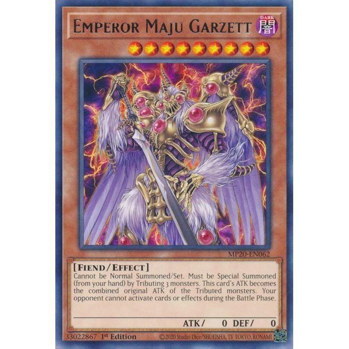 Image for Emperor Maju Garzett (MP20-EN062) (MP20) - YuGiOh