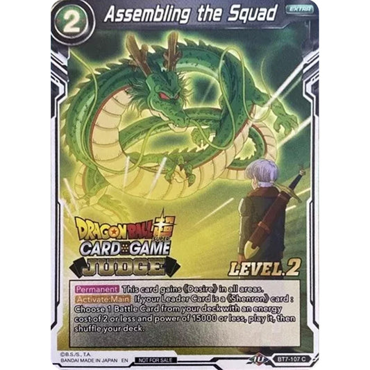 Image for Assembling the Squad (Level 2) (BT7-107) (JPR) - Dragon Ball Super: Masters