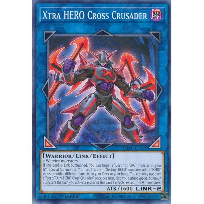 Image for Xtra HERO Cross Crusader (MP20-EN070) (MP20) - YuGiOh