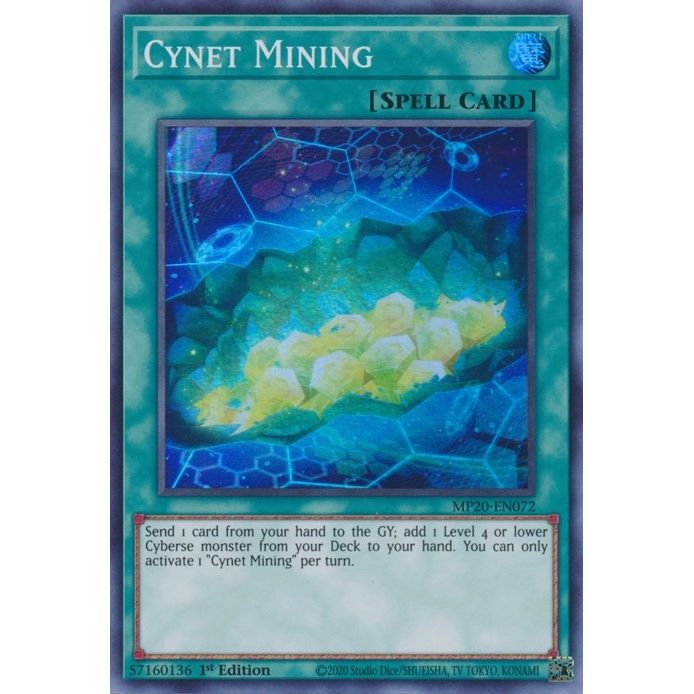 Image for Cynet Mining (MP20-EN072) (MP20) - YuGiOh