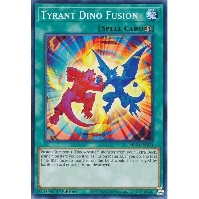 Image for Tyrant Dino Fusion (MP20-EN074) (MP20) - YuGiOh