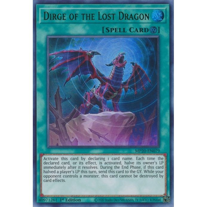Image for Dirge of the Lost Dragon (MP20-EN079) (MP20) - YuGiOh