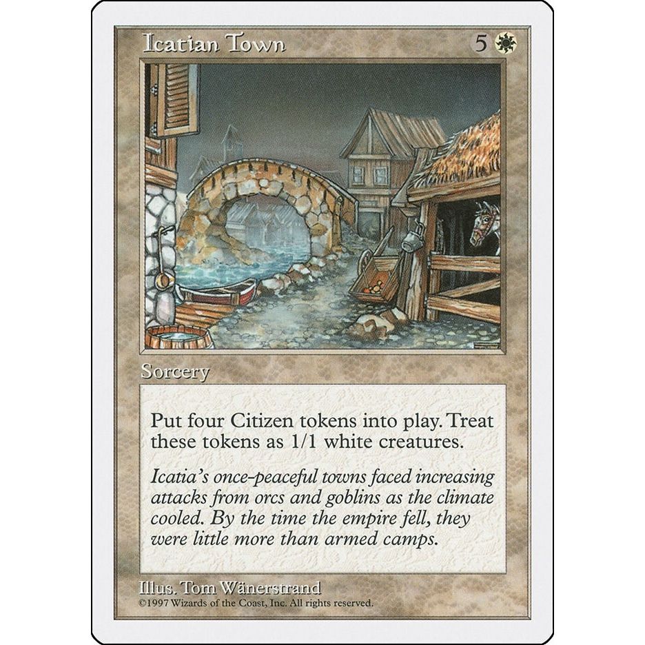 Image for Icatian Town (5ED) - Magic: The Gathering