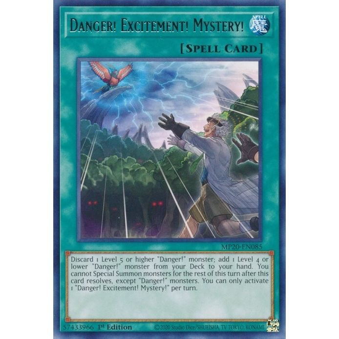 Image for Danger! Excitement! Mystery! (MP20-EN085) (MP20) - YuGiOh
