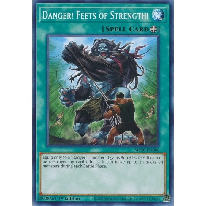 Image for Danger! Feets of Strength! (MP20-EN086) (MP20) - YuGiOh