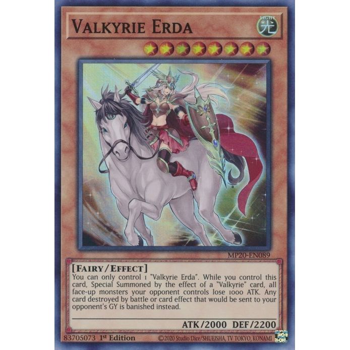 Image for Valkyrie Erda (MP20-EN089) (MP20) - YuGiOh