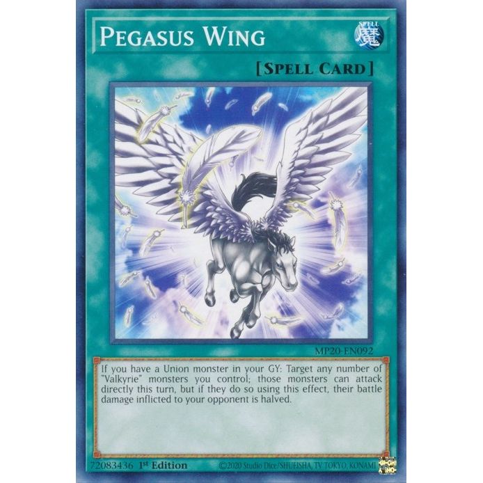 Image for Pegasus Wing (MP20-EN092) (MP20) - YuGiOh