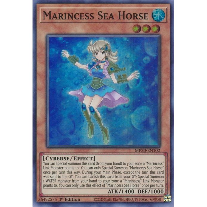 Image for Marincess Sea Horse (MP20-EN102) (MP20) - YuGiOh