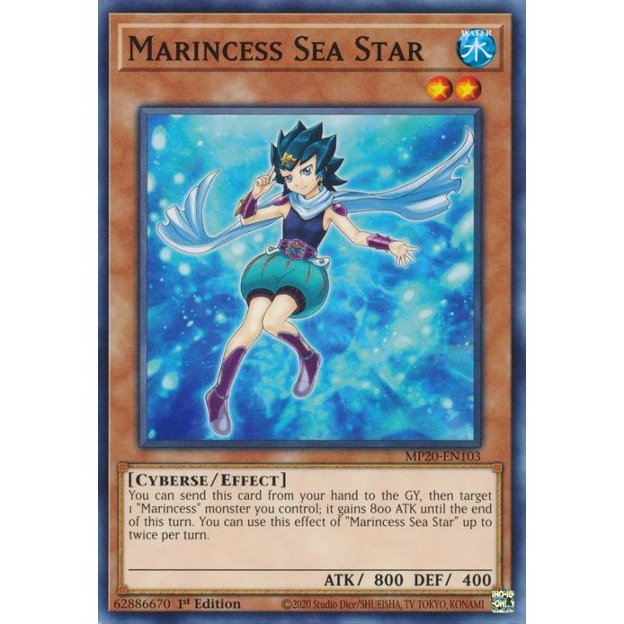 Image for Marincess Sea Star (MP20-EN103) (MP20) - YuGiOh