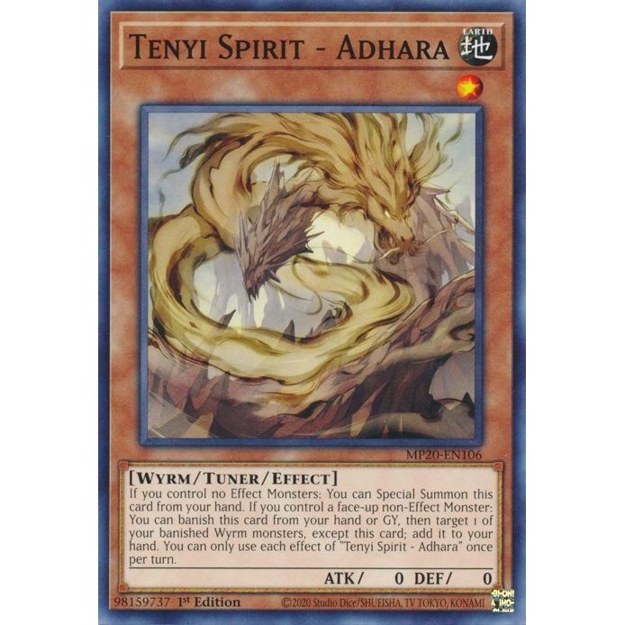 Image for Tenyi Spirit - Adhara (MP20-EN106) (MP20) - YuGiOh