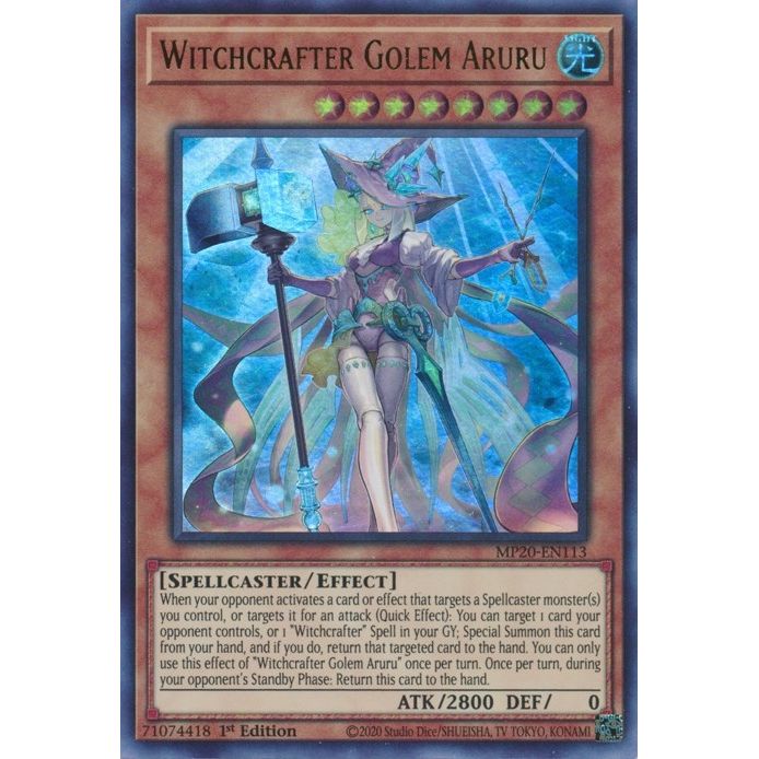 Image for Witchcrafter Golem Aruru (MP20-EN113) (MP20) - YuGiOh