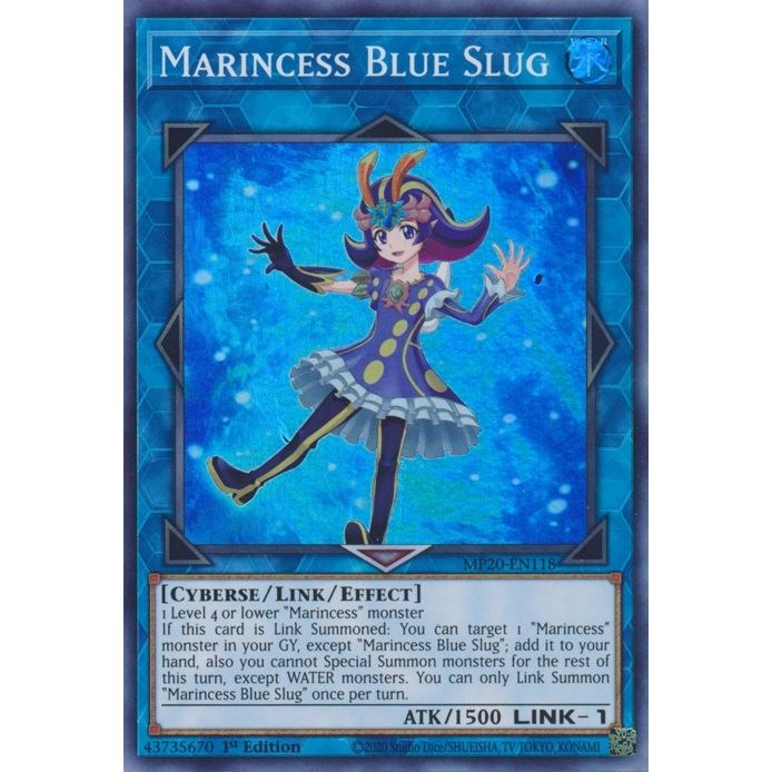 Image for Marincess Blue Slug (MP20-EN118) (MP20) - YuGiOh