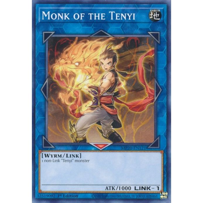 Image for Monk of the Tenyi (MP20-EN121) (MP20) - YuGiOh