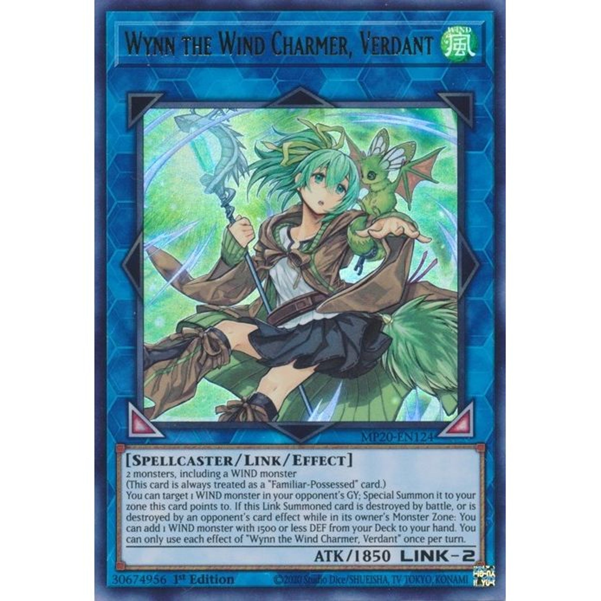 Image for Wynn the Wind Charmer, Verdant (MP20-EN124) (MP20) - YuGiOh