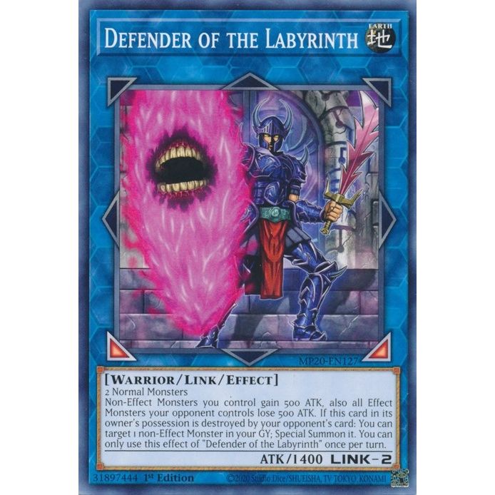 Image for Defender of the Labyrinth (MP20-EN127) (MP20) - YuGiOh