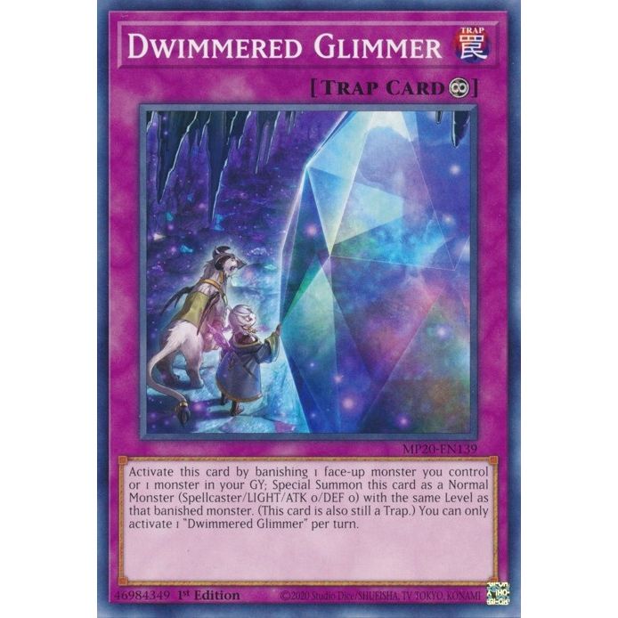 Image for Dwimmered Glimmer (MP20-EN139) (MP20) - YuGiOh