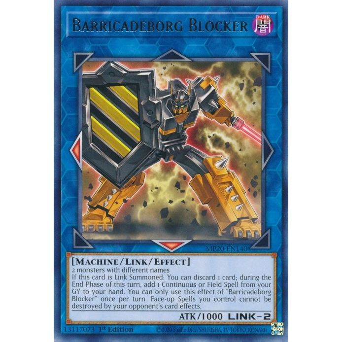 Image for Barricadeborg Blocker (MP20-EN140) (MP20) - YuGiOh