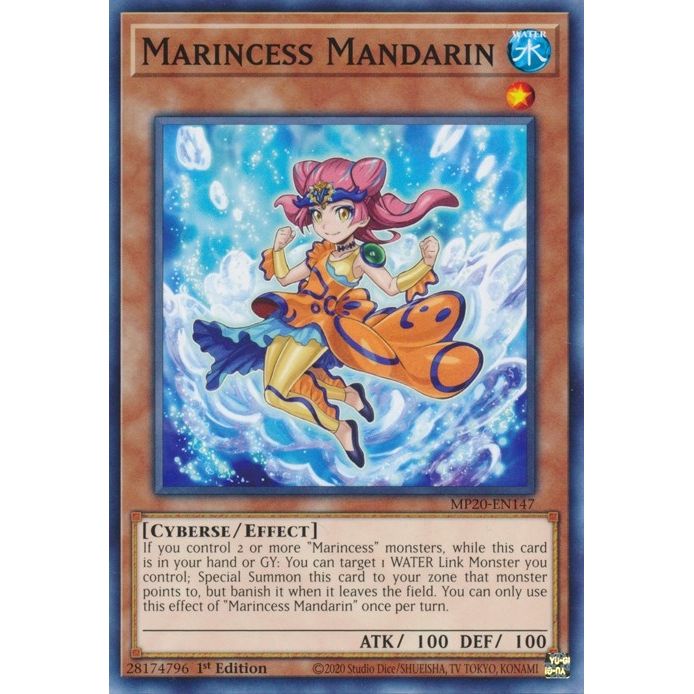 Image for Marincess Mandarin (MP20-EN147) (MP20) - YuGiOh