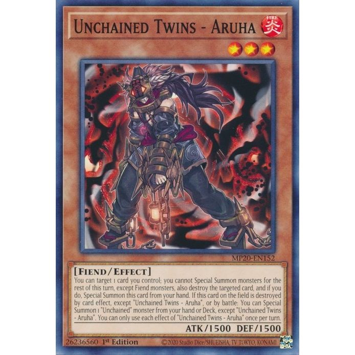 Image for Unchained Twins - Aruha (MP20-EN152) (MP20) - YuGiOh