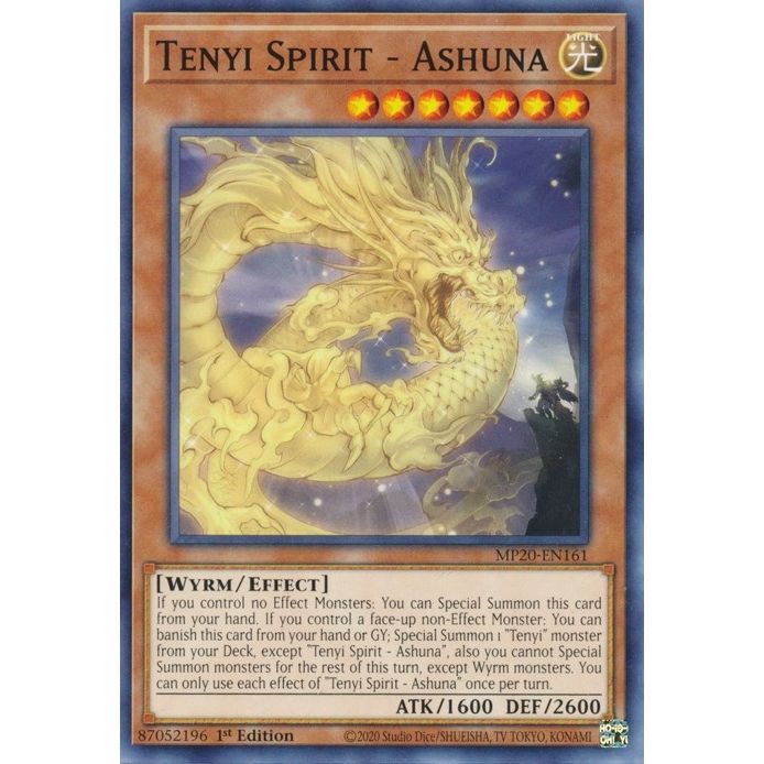 Image for Tenyi Spirit - Ashuna (MP20-EN161) (MP20) - YuGiOh
