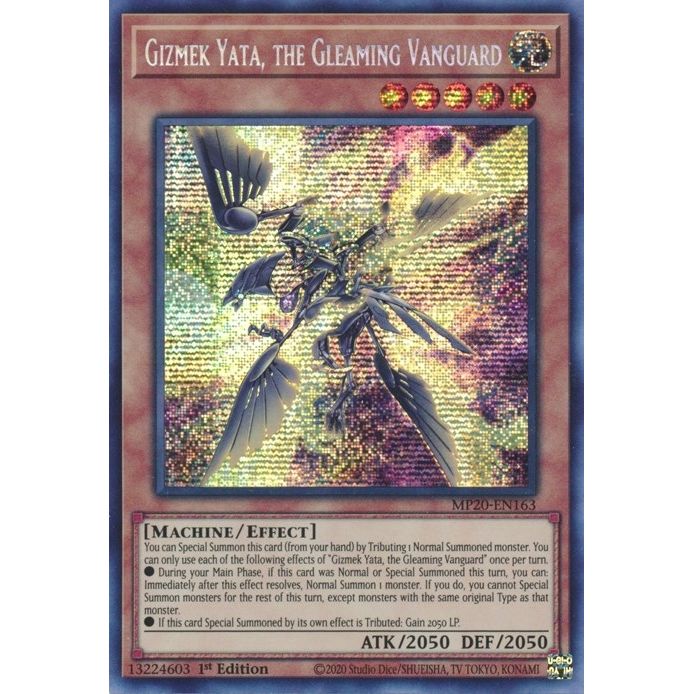 Image for Gizmek Yata, the Gleaming Vanguard (MP20-EN163) (MP20) - YuGiOh