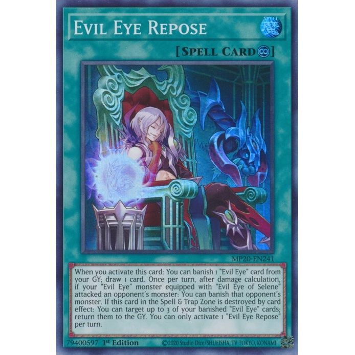 Image for Evil Eye Repose (MP20-EN241) (MP20) - YuGiOh