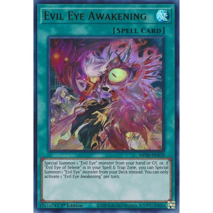 Image for Evil Eye Awakening (MP20-EN239) (MP20) - YuGiOh