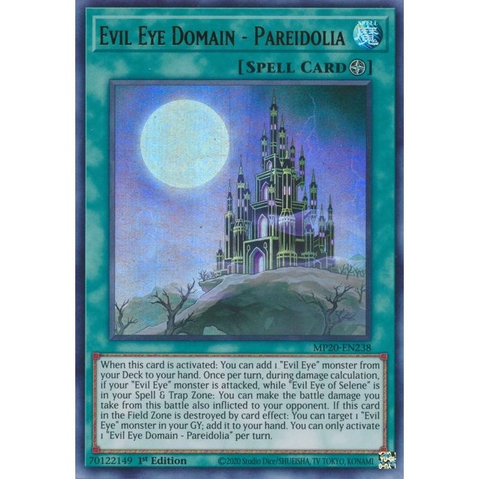 Image for Evil Eye Domain - Pareidolia (MP20-EN238) (MP20) - YuGiOh