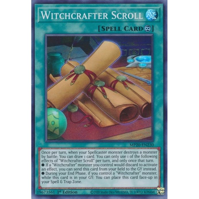 Image for Witchcrafter Scroll (MP20-EN230) (MP20) - YuGiOh