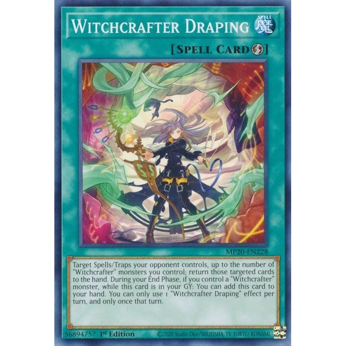 Image for Witchcrafter Draping (MP20-EN228) (MP20) - YuGiOh