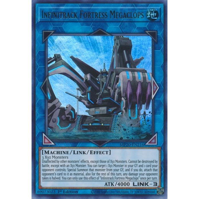 Image for Infinitrack Fortress Megaclops (MP20-EN216) (MP20) - YuGiOh