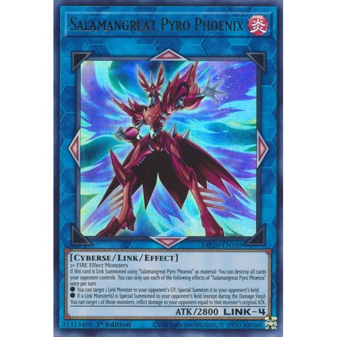 Image for Salamangreat Pyro Phoenix (MP20-EN169) (MP20) - YuGiOh