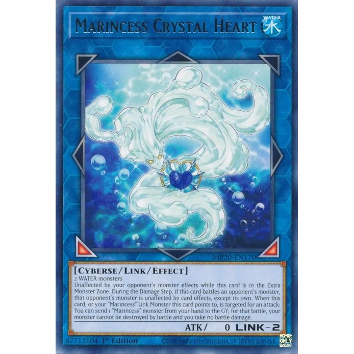 Image for Marincess Crystal Heart (MP20-EN170) (MP20) - YuGiOh