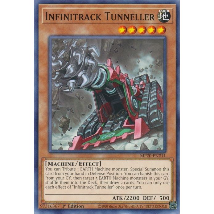 Image for Infinitrack Tunneller (MP20-EN211) (MP20) - YuGiOh