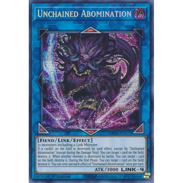 Image for Unchained Abomination (MP20-EN175) (MP20) - YuGiOh