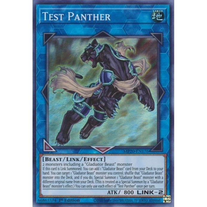 Image for Test Panther (MP20-EN176) (MP20) - YuGiOh